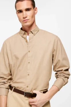 Camisa dobby color