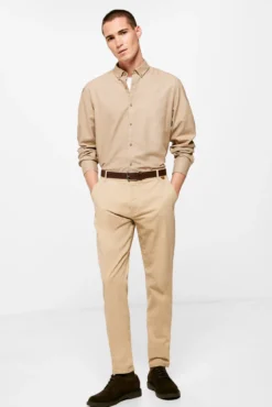 Camisa dobby color