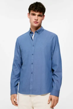 Camisa dobby color