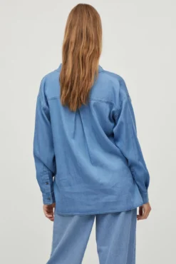 Camisa efecto Denim