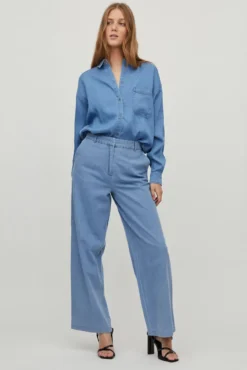 Camisa efecto Denim