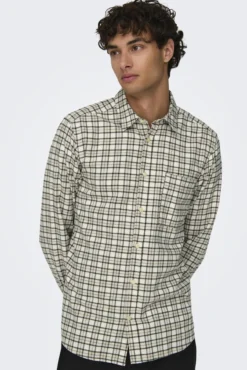 Camisa estampado cuadros