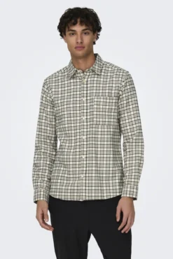 Camisa estampado cuadros