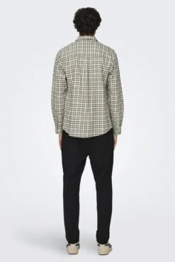 Camisa estampado cuadros