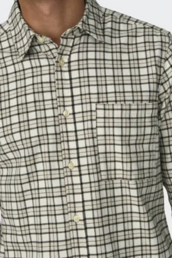 Camisa estampado cuadros
