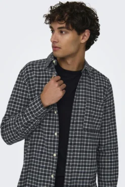 Camisa estampado cuadros
