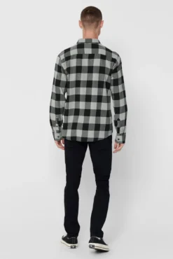 Camisa estampado cuadros