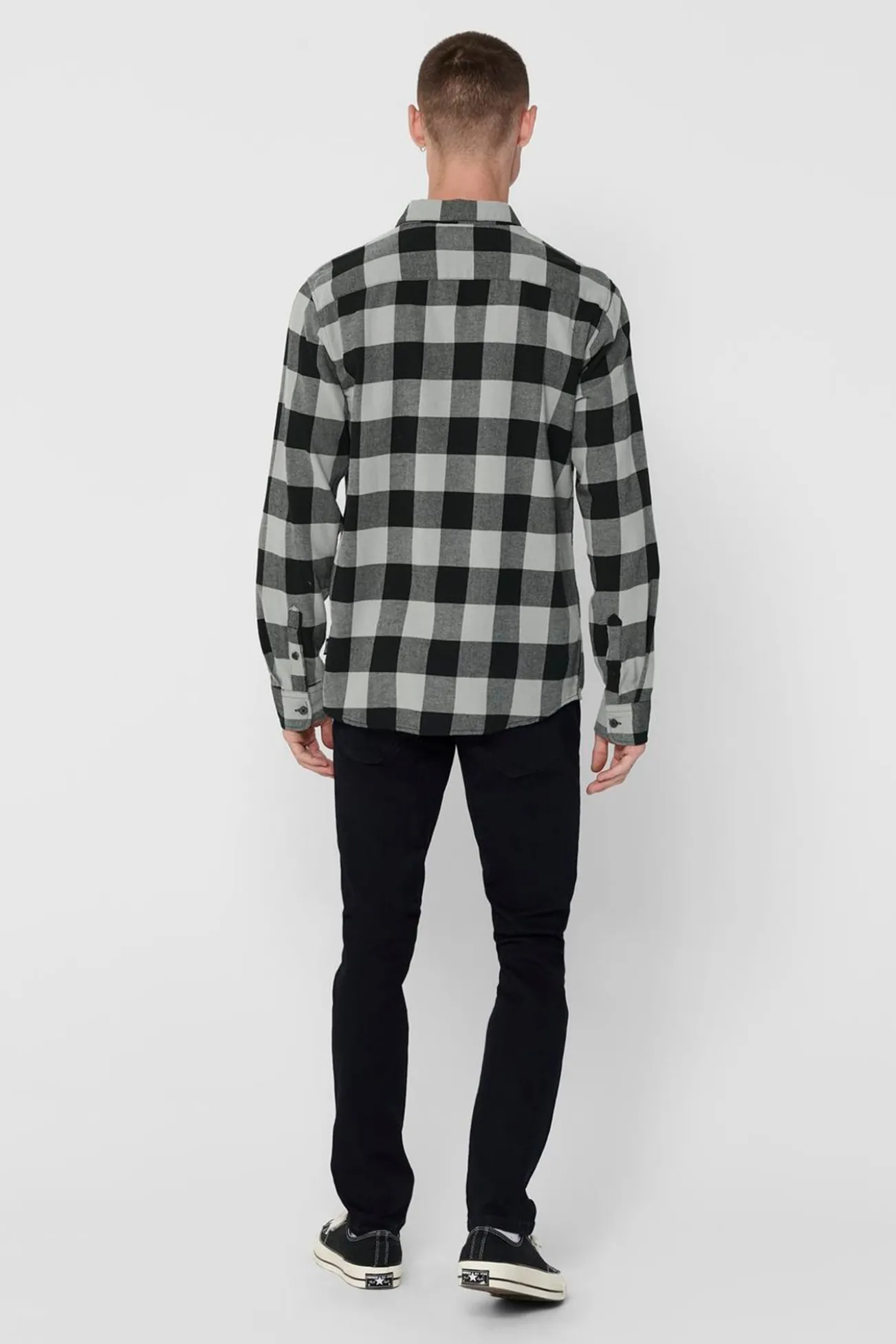 Camisa estampado cuadros