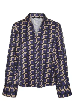 Camisa estampado geométrico