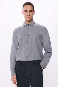 Camisa estructura afranelada