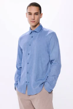 Camisa estructura afranelada