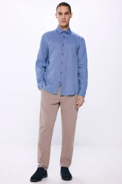 Camisa estructura afranelada
