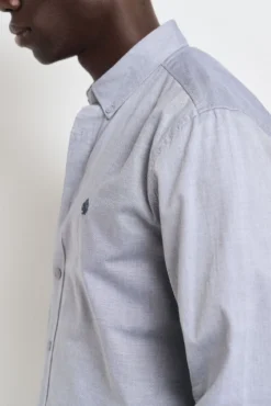 Camisa estructura bicolor