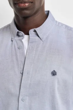 Camisa estructura bicolor