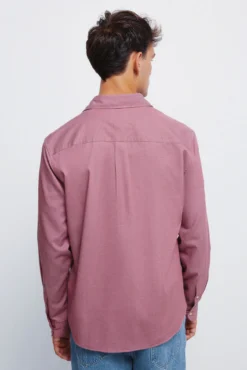 Camisa estructura bicolor