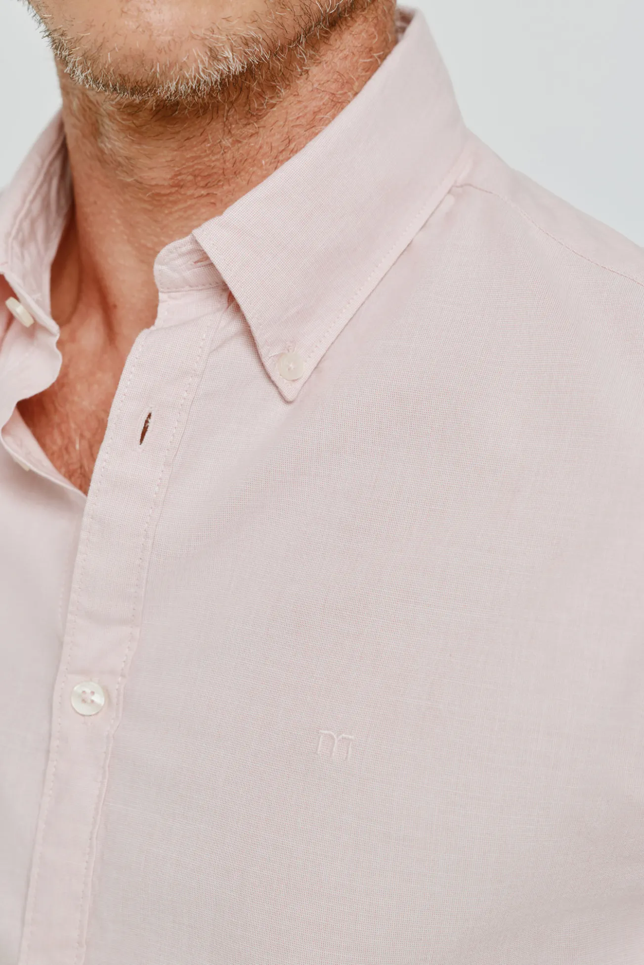 Camisa estructura manga larga