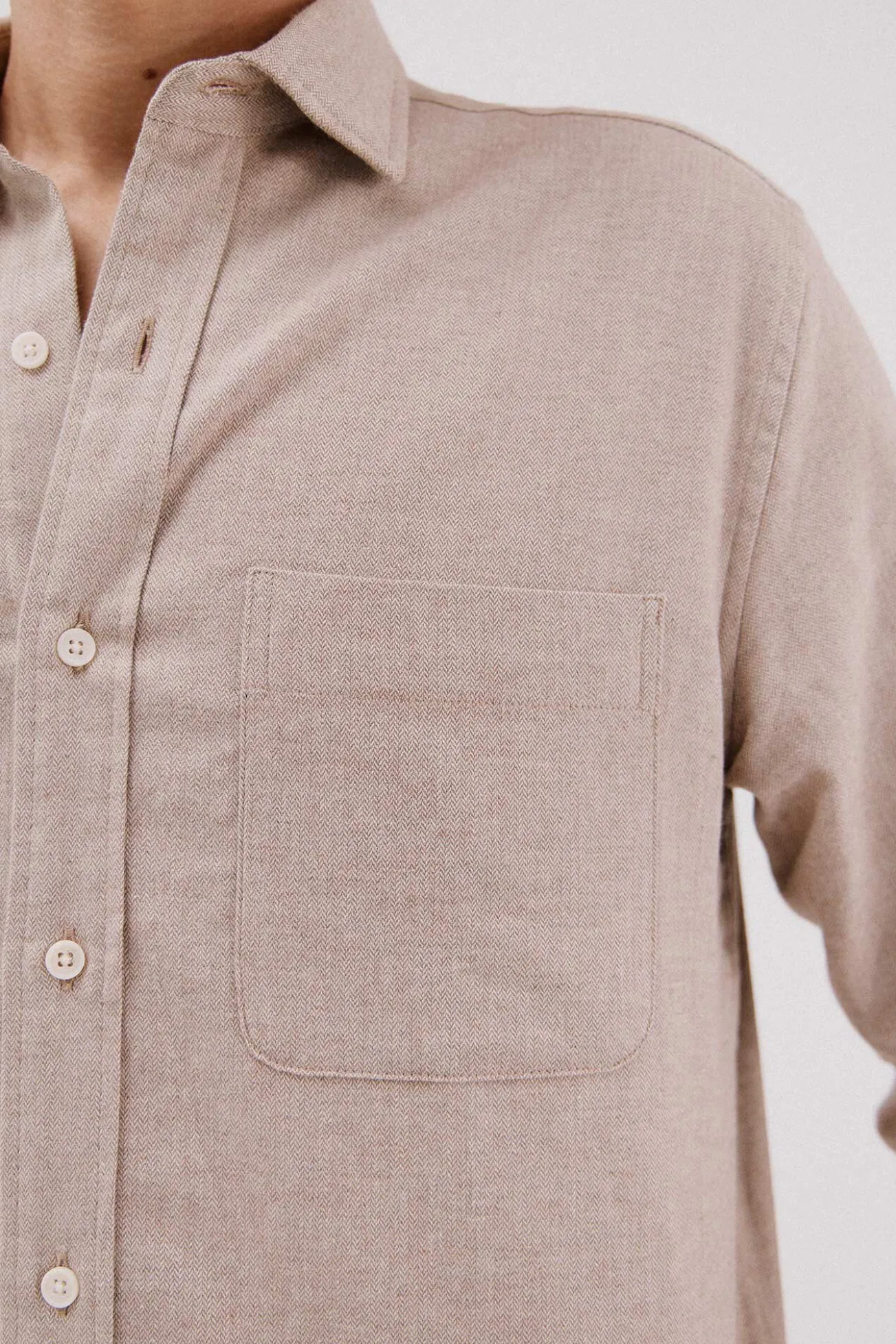 Camisa franela espiga