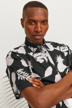Camisa hawaiana relaxed fit