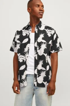 Camisa hawaiana relaxed fit