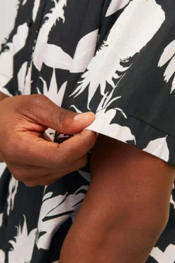 Camisa hawaiana relaxed fit