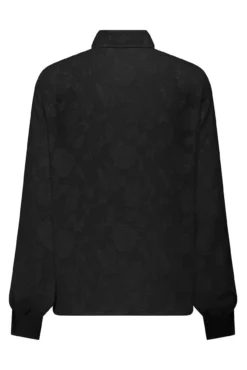 Camisa jacquard manga larga