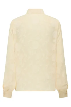 Camisa jacquard manga larga