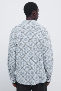 Camisa jacquard étnico