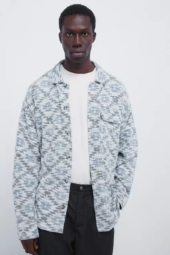 Camisa jacquard étnico