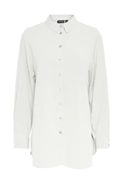 Camisa larga tipo oversize