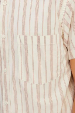 Camisa lino de rayas