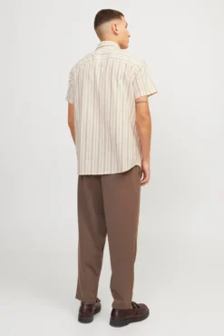 Camisa lino de rayas