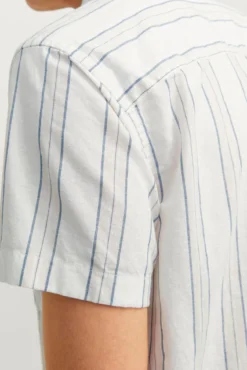 Camisa lino de rayas