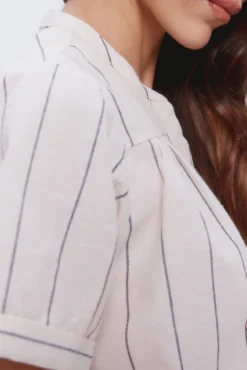 Camisa lino manga corta