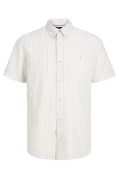 Camisa lino manga corta