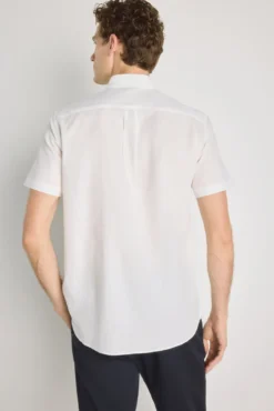 Camisa lisa manga corta