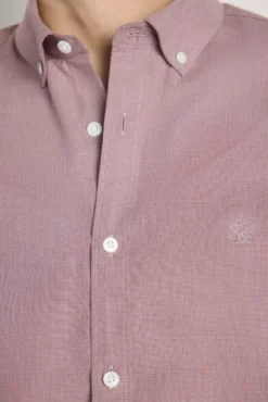 Camisa lisa manga corta