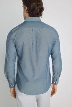 Camisa lisa manga larga