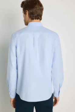Camisa lisa manga larga