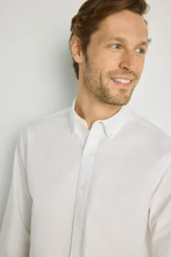 Camisa lisa manga larga