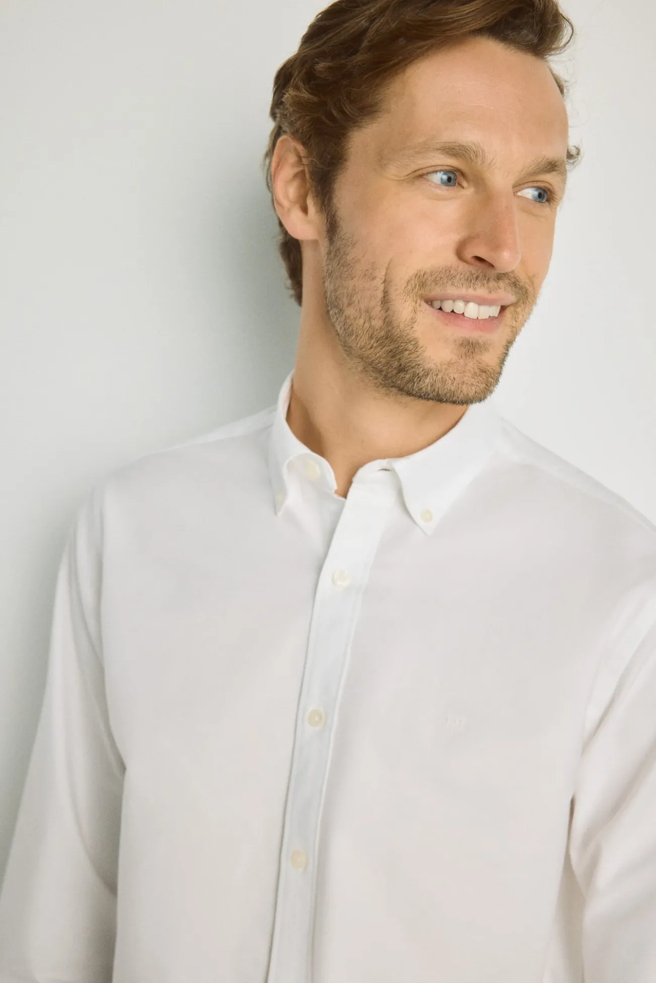 Camisa lisa manga larga