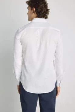 Camisa lisa manga larga