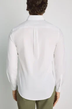 Camisa lisa manga larga