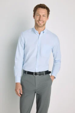 Camisa lisa manga larga