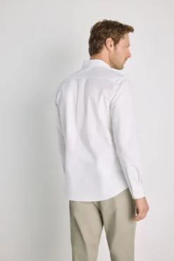 Camisa lisa manga larga