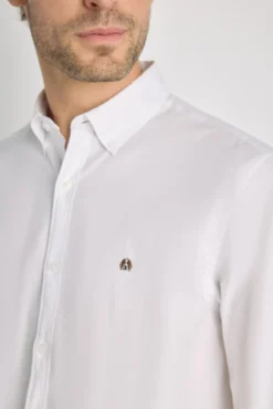 Camisa lisa manga larga