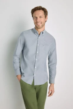 Camisa lisa manga larga