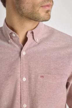Camisa lisa manga larga