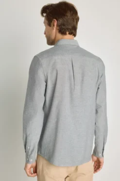 Camisa lisa manga larga