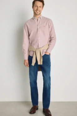 Camisa lisa manga larga