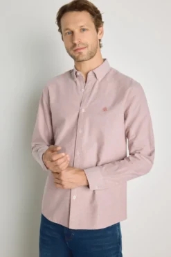 Camisa lisa manga larga
